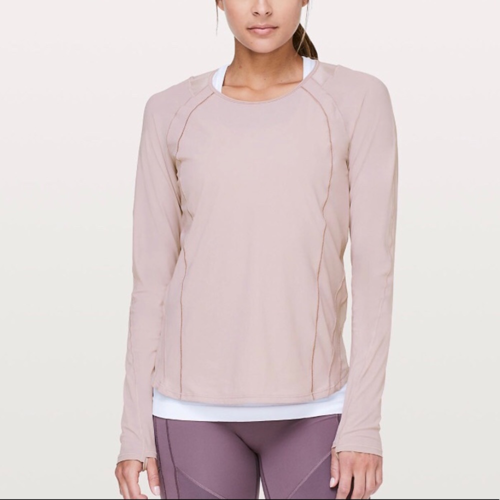 lululemon Sculpt Long Sleeve Shirt (size 4)